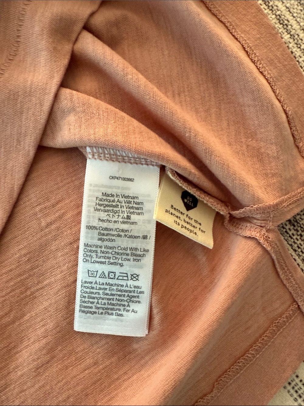 Madewell Women's Tank with Pocket - Picture 2 of 4